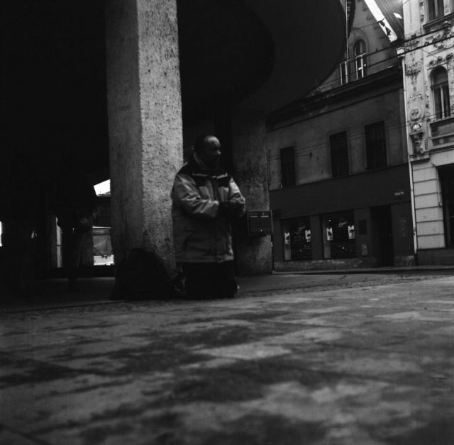 První placený model (20kč za fotku)